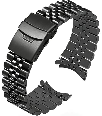 Amazon.com: 22mm Solid Steel Bracelet Watch Band For Tudor Black